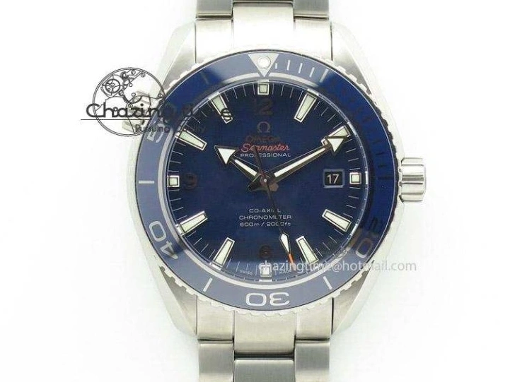 0308 Seamaster 300 Heritage VSF 1:1 Best Edition Blue Dial on SS Bracelet A8912 Super Clone Packable 7716